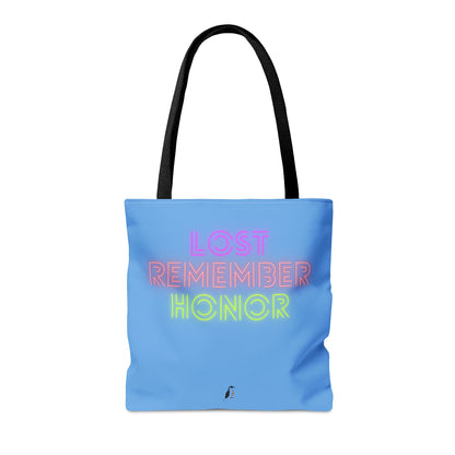 Tote Bag: Weightlifting Lite Blue