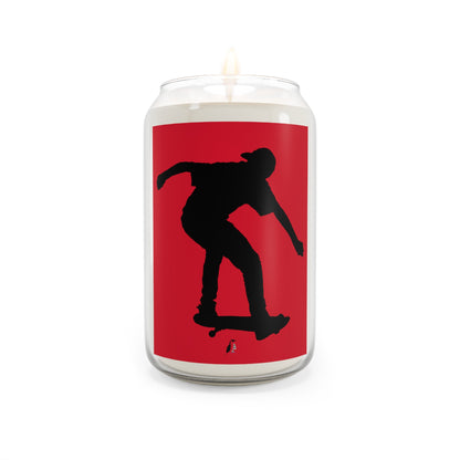 Scented Candle, 13.75oz: Skateboarding Dark Red