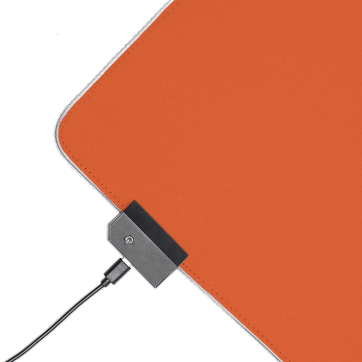 LED Gaming Mouse Pad: Wrestling Orange