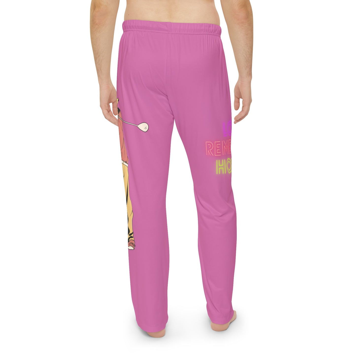 Men's Pajama Pants: Golf Lite Pink