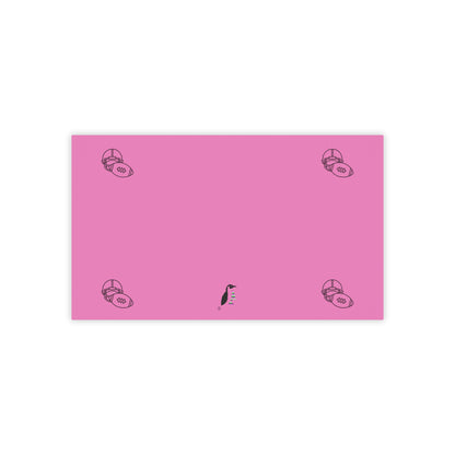 Post-it® Note Pads: Football Lite Pink