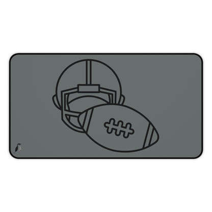 Desk Mat: Football Dark Grey