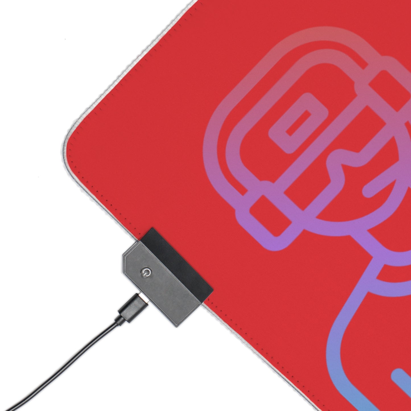 LED Gaming Mouse Pad: Gaming Red