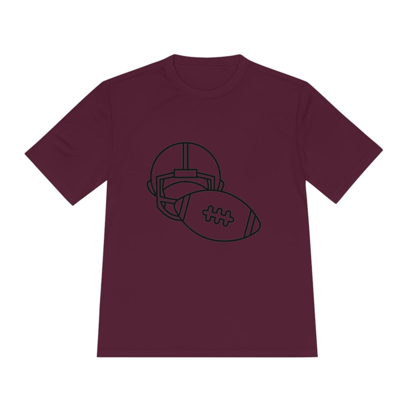 Moisture Wicking Tee: Football #3