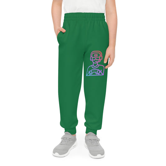 Youth Joggers: Gaming Dark Green