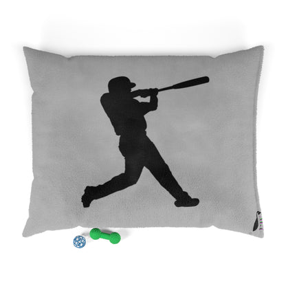 Pet Bed: Baseball Lite Grey