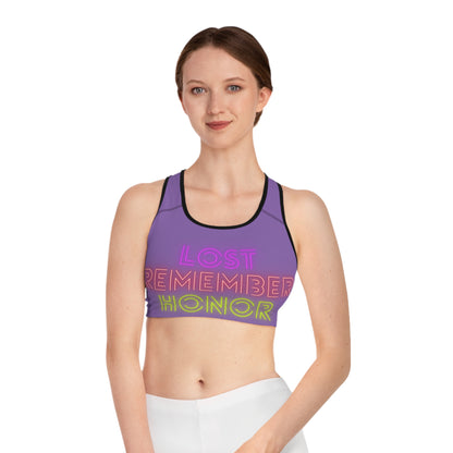 Sports Bra: Lost Remember Honor Lite Purple