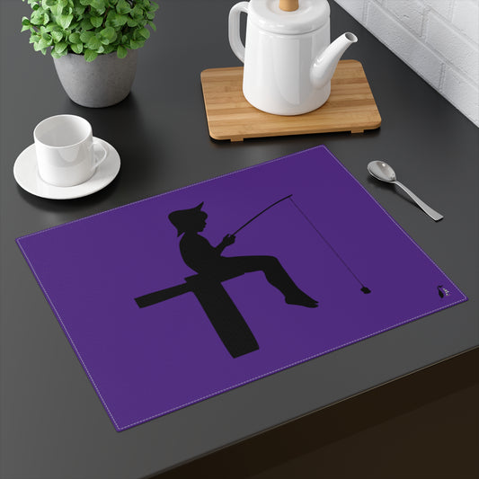 Placemat, 1pc: Fishing Purple