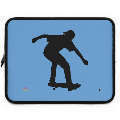 Laptop Sleeve: Skateboarding Lite Blue