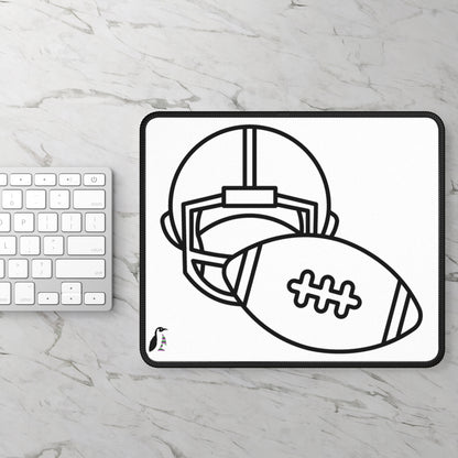 Gaming Mouse Pad: Football White