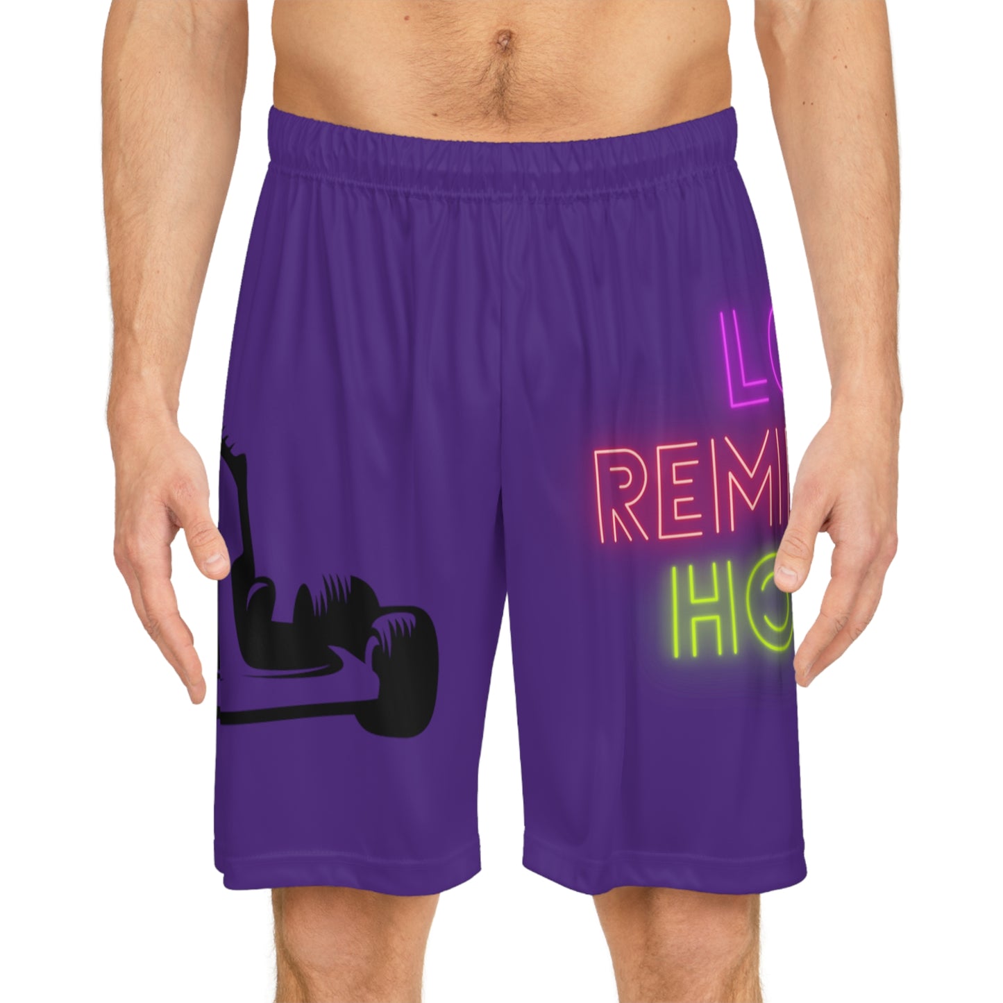 Basketball Shorts: Racing Purple