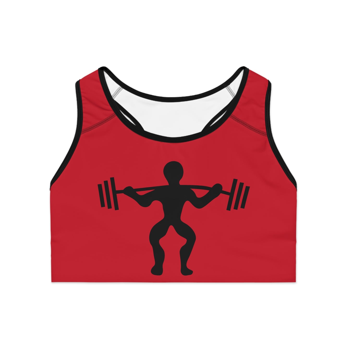 Sports Bra: Weightlifting Dark Red