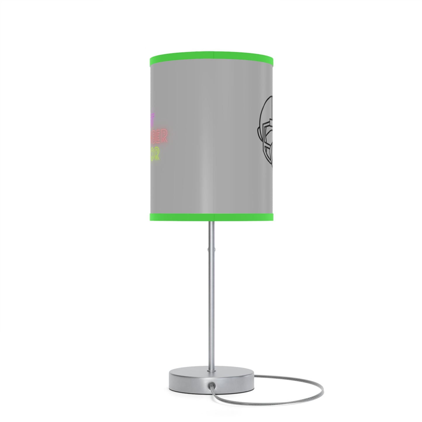 Lamp on a Stand, US|CA plug: Football Lite Grey