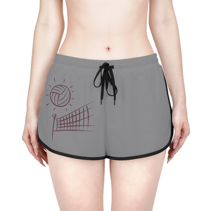 Women's Relaxed Shorts: Volleyball Grey