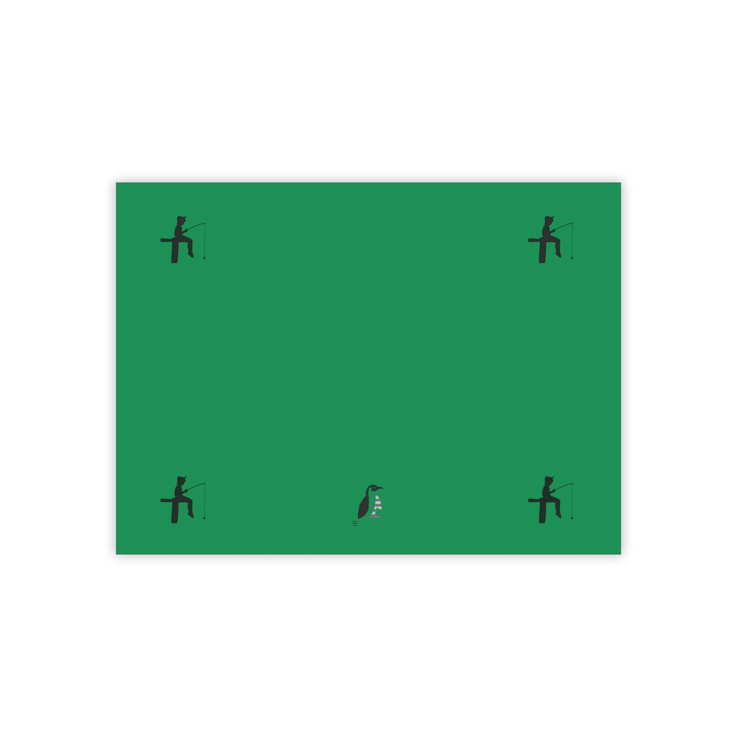 Post-it® Note Pads: Fishing Dark Green