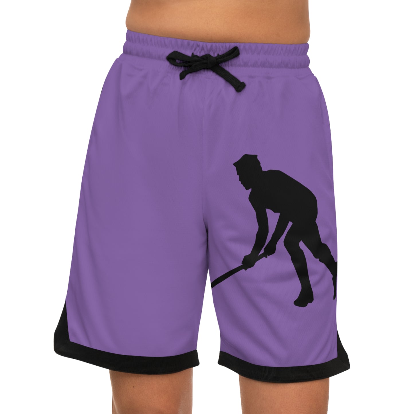 Basketball Rib Shorts: Hockey Lite Purple