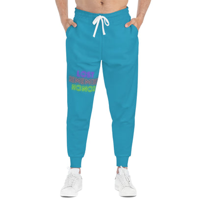 Athletic Joggers: Lost Remember Honor Turquoise