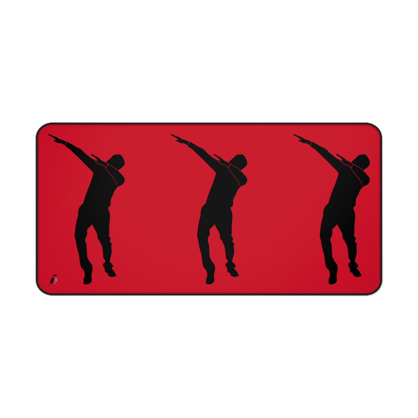 Desk Mat: Dance Dark Red