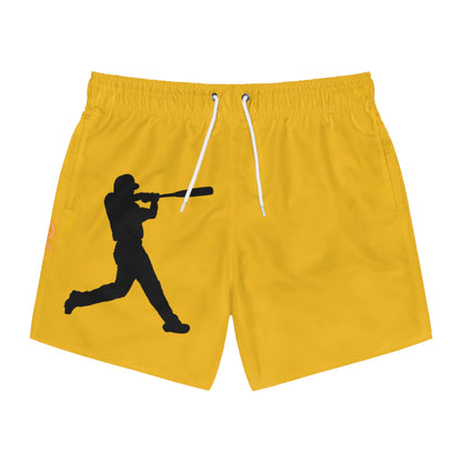 Swim Trunks: Baseball Yellow