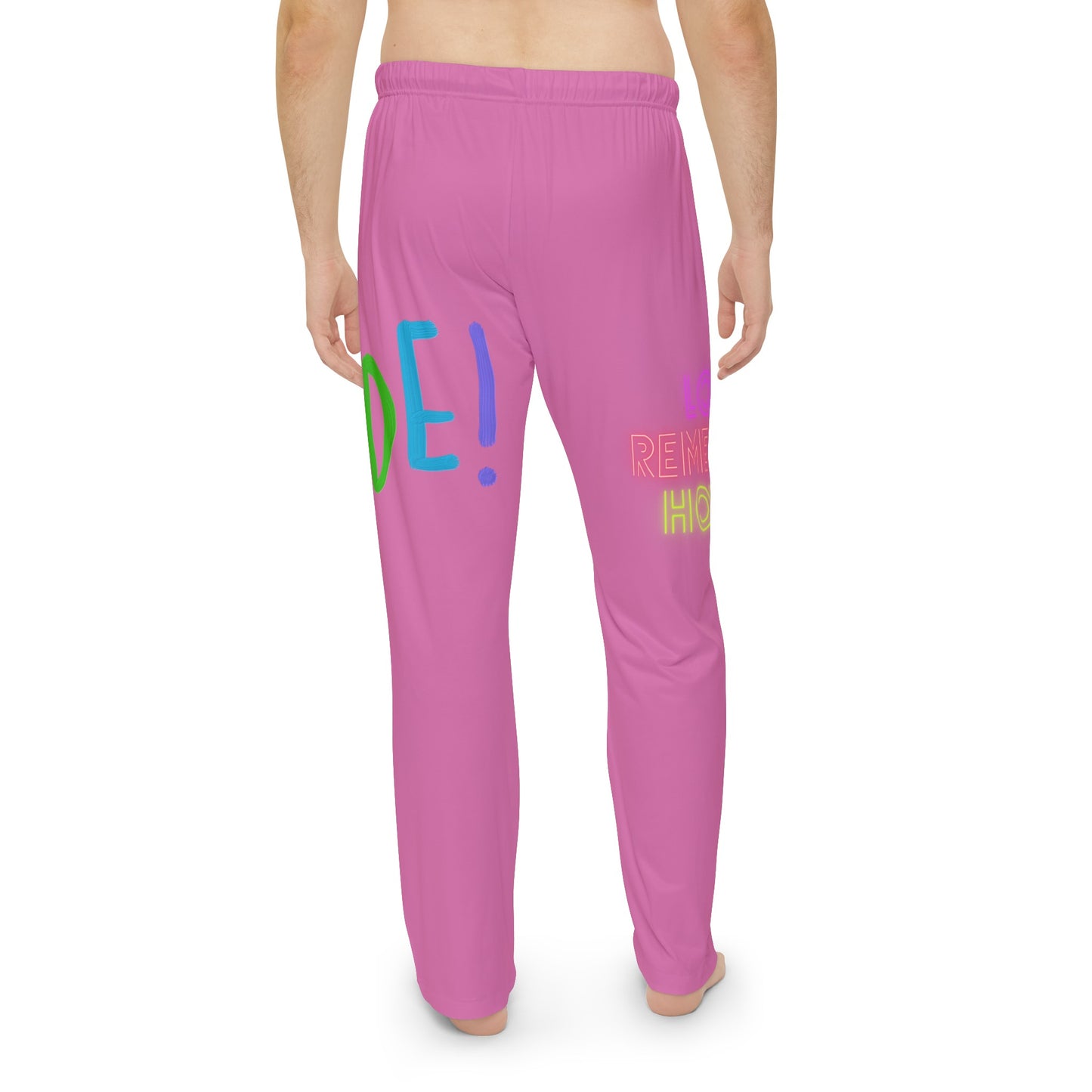 Men's Pajama Pants: LGBTQ Pride Lite Pink