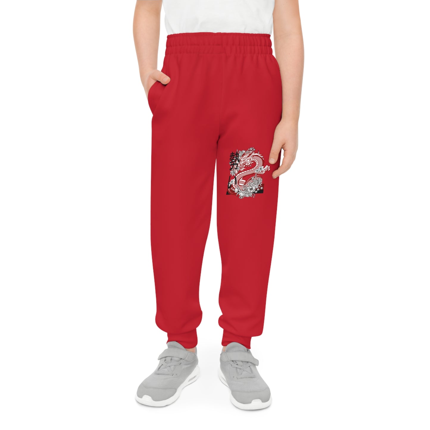 Youth Joggers: Dragons Dark Red