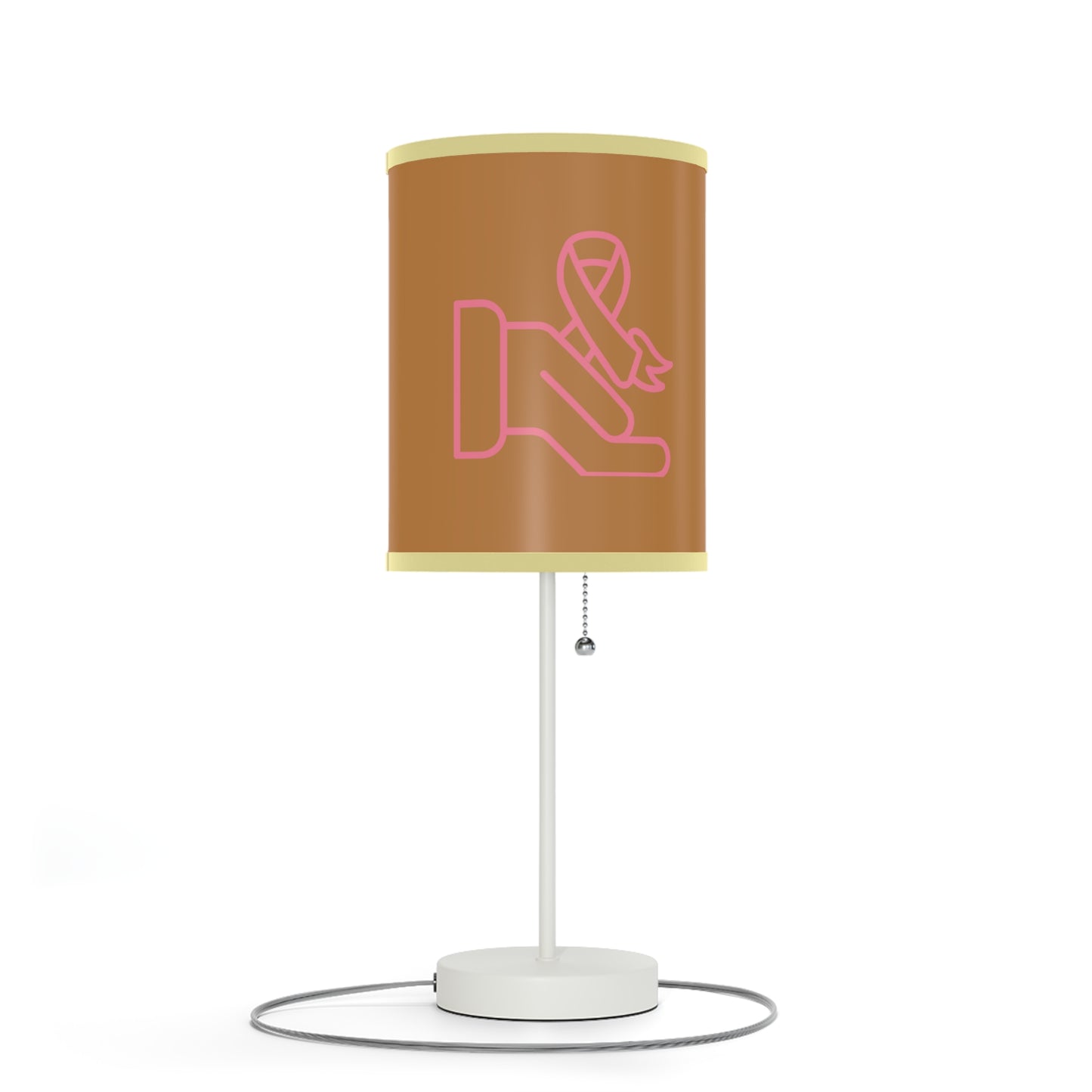 Lamp on a Stand, US|CA plug: Fight Cancer Lite Brown