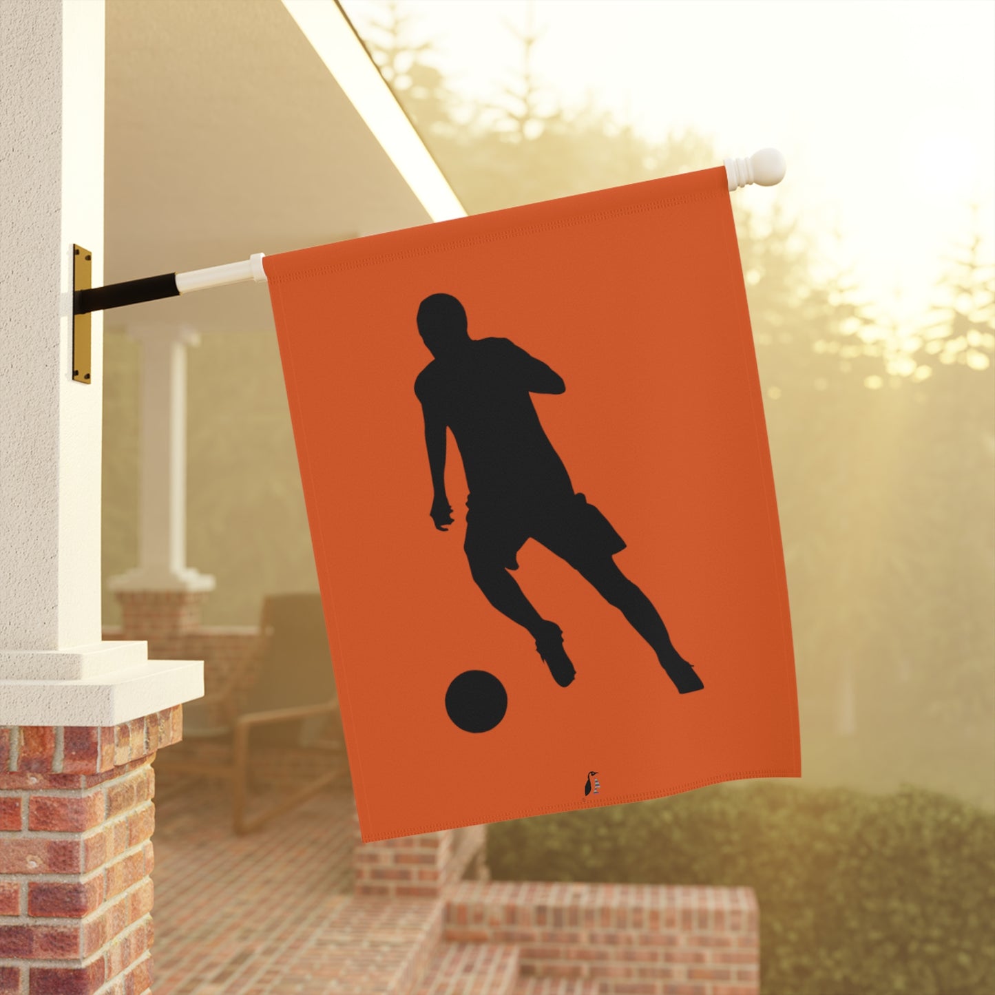 Garden & House Banner: Soccer Orange