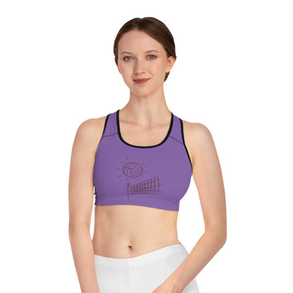 Sports Bra: Volleyball Lite Purple