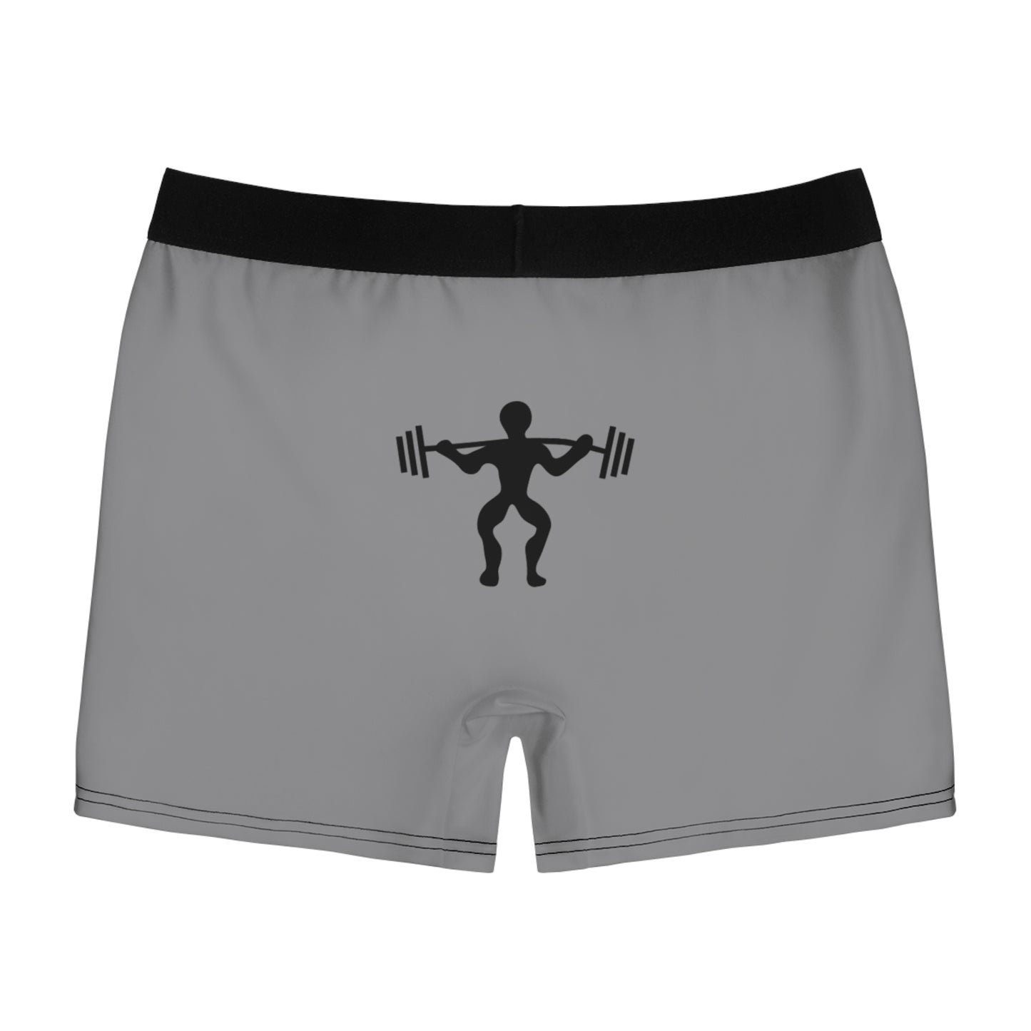 Men's Boxer Briefs: Weightlifting Grey