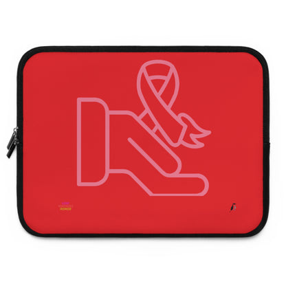 Laptop Sleeve: Fight Cancer Red