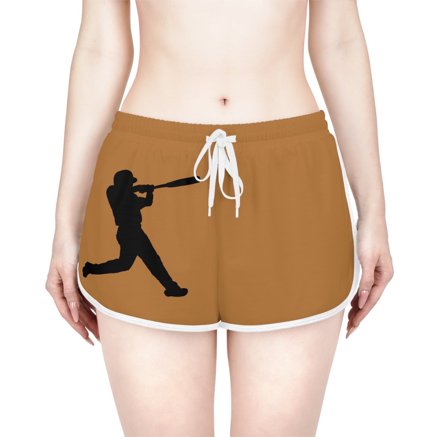 Women's Relaxed Shorts: Baseball Lite Brown