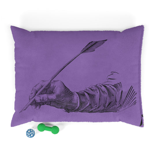 Pet Bed: Writing Lite Purple