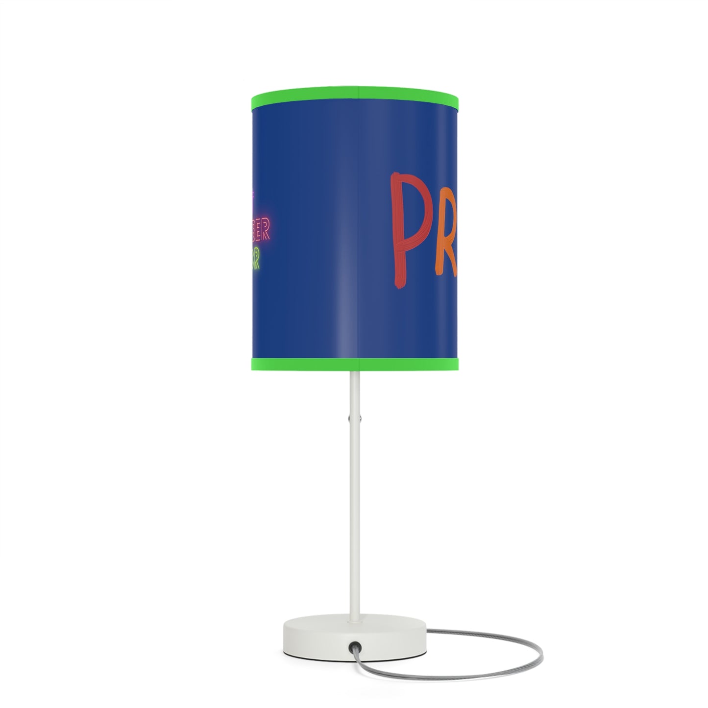 Lamp on a Stand, US|CA plug: LGBTQ Pride Dark Blue 