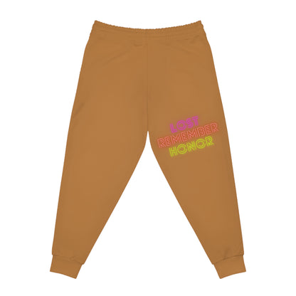 Athletic Joggers: Crazy Penguin World Logo Lite Brown