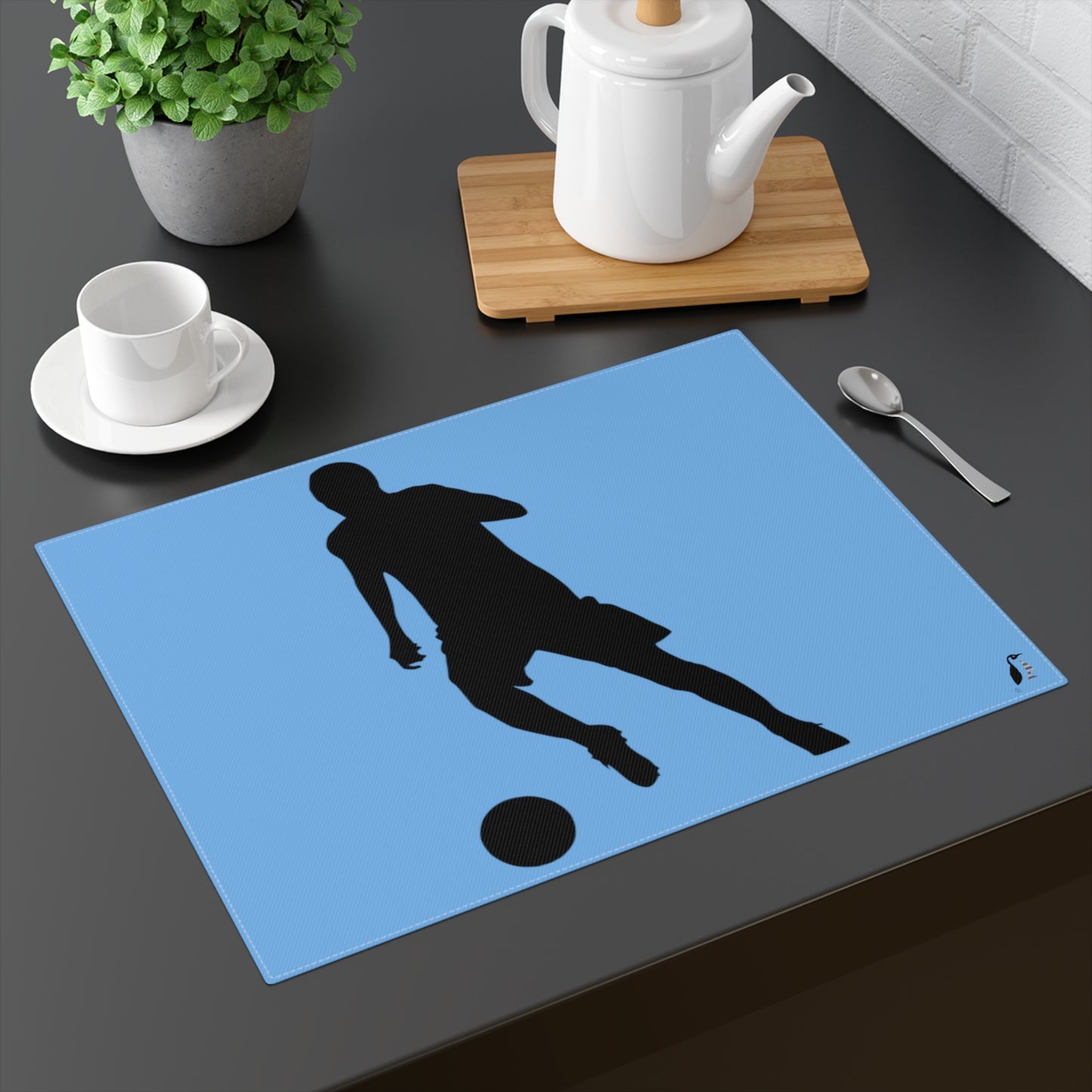 Placemat, 1pc: Soccer Lite Blue