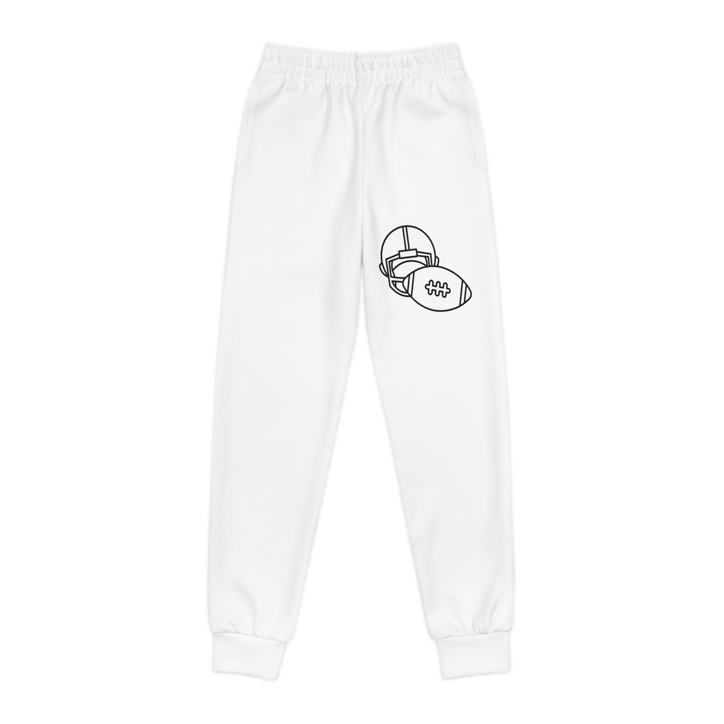 Youth Joggers: Football White