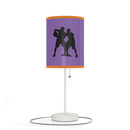 Lamp on a Stand, US|CA plug: Basketball Lite Purple