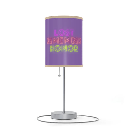 Lamp on a Stand, US|CA plug: Wolves Lite Purple