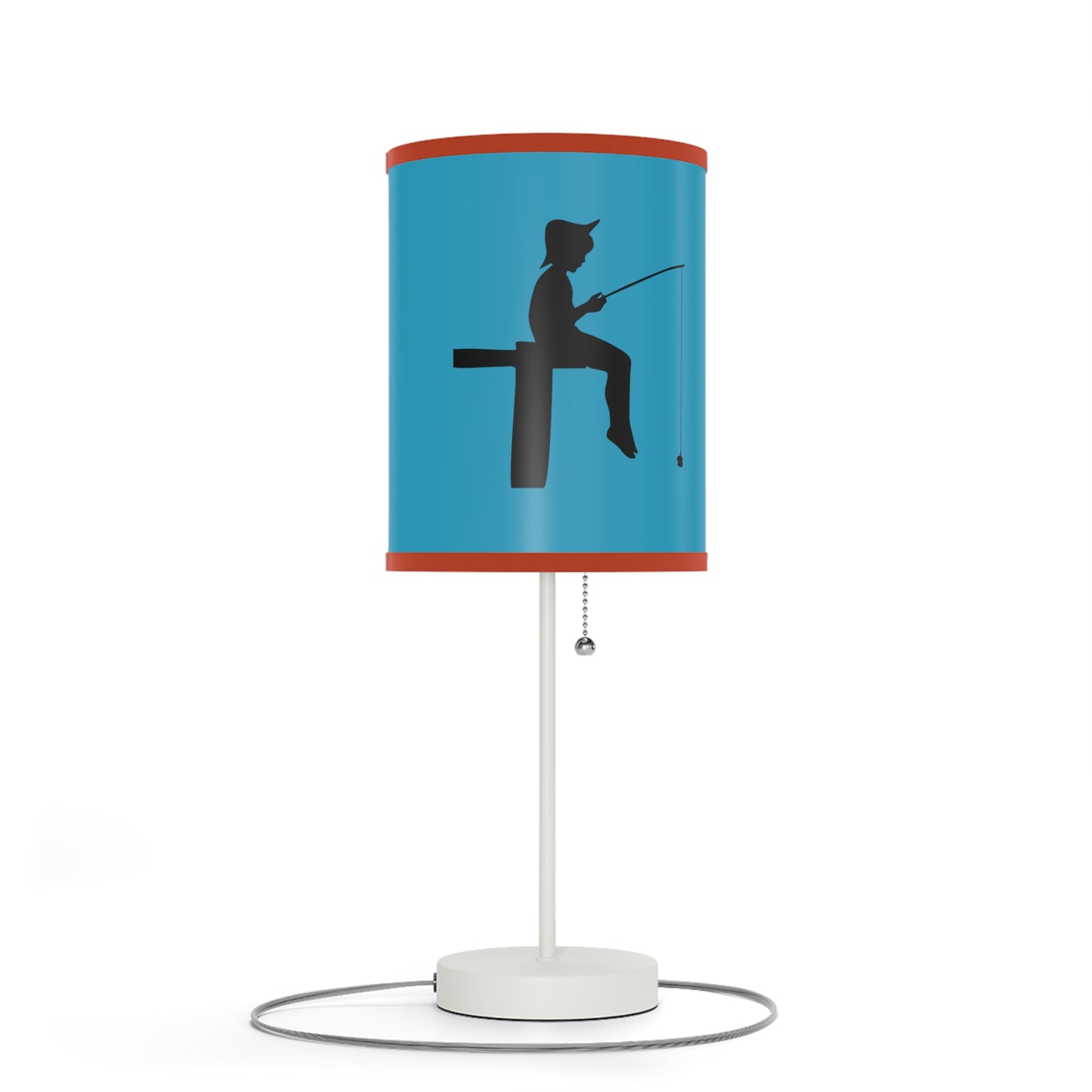 Lamp on a Stand, US|CA plug: Fishing Turquoise