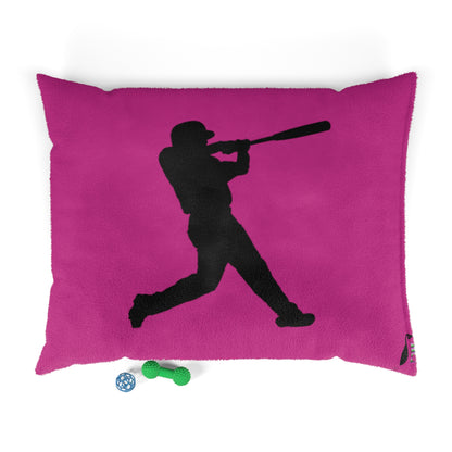 Pet Bed: Baseball Pink