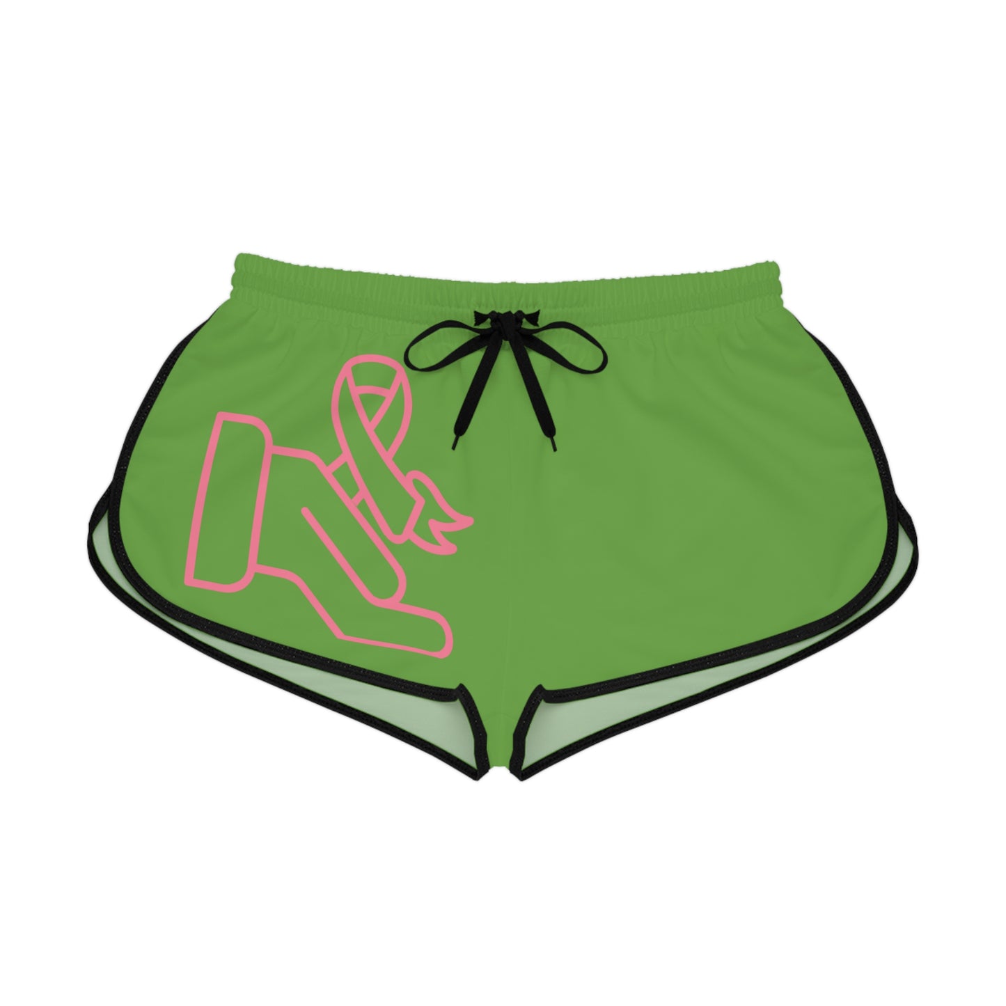 Women's Relaxed Shorts: Fight Cancer Green