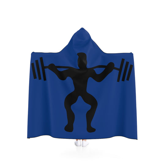Hooded Blanket: Weightlifting Dark Blue