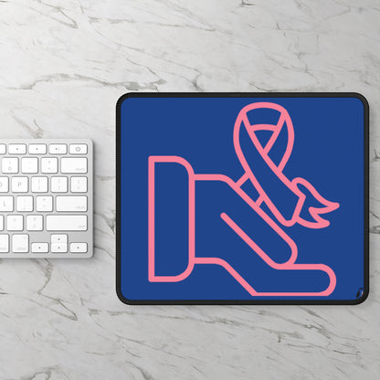 Gaming Mouse Pad: Fight Cancer Dark Blue