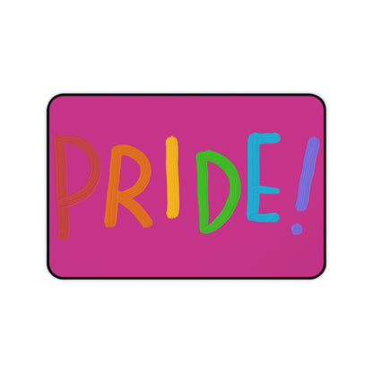 Desk Mat: LGBTQ Pride Pink