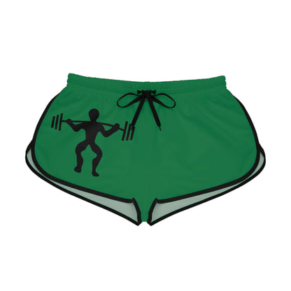 Women's Relaxed Shorts: Weightlifting Dark Green