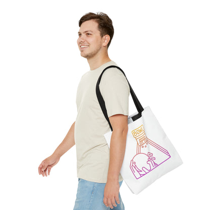 Tote Bag: Bowling White