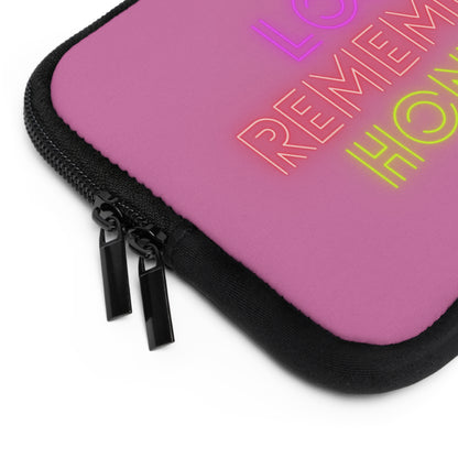 Laptop Sleeve: Lost Remember Honor Lite Pink