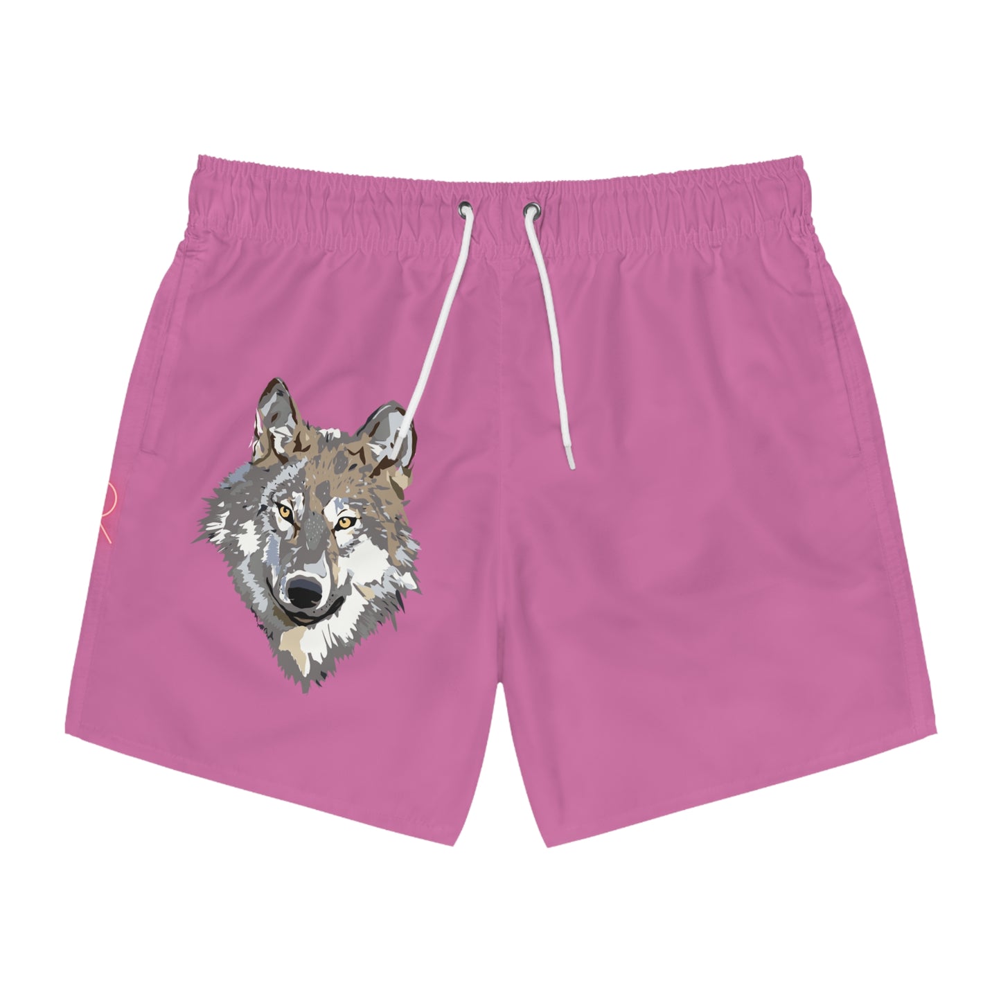 Swim Trunks: Wolves Lite Pink