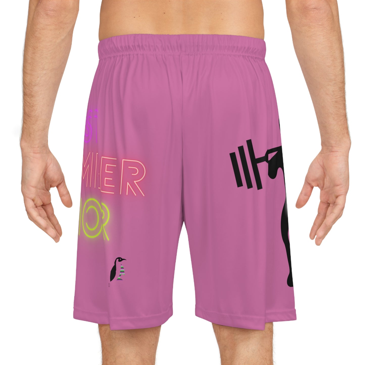 Basketball Shorts: Weightlifting Lite Pink