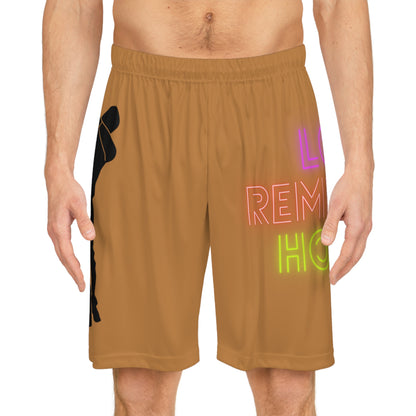 Basketball Shorts: Dance Lite Brown